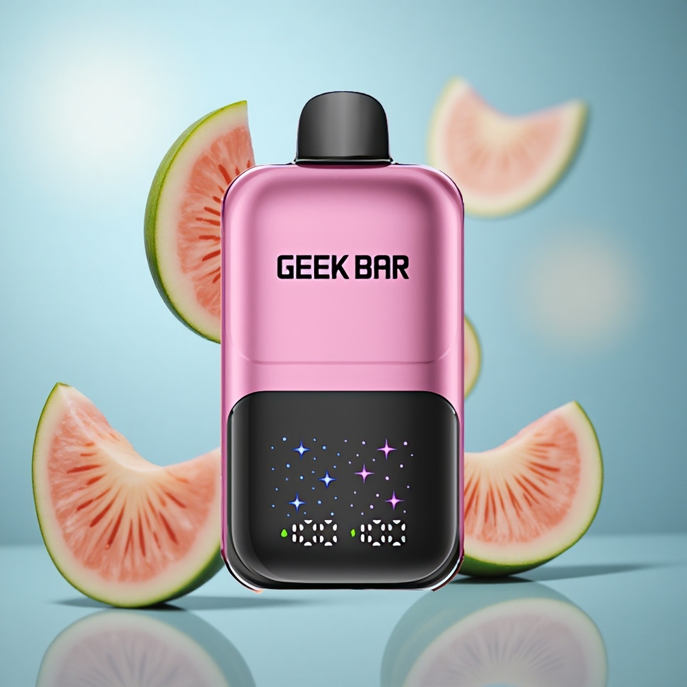 Breskva & Lubenica GEEK BAR 2GO Two Series 50000 Puffova Interaktivni Veliki Ekran 20mL Kapacitet wholesale Serbia