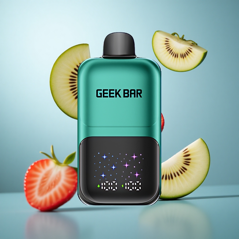 Јагода и киви GEEK BAR 2GO Two Series 50000 пуфова Interactive Large Screen 5% Nicotine Salt Strength wholesale Serbia