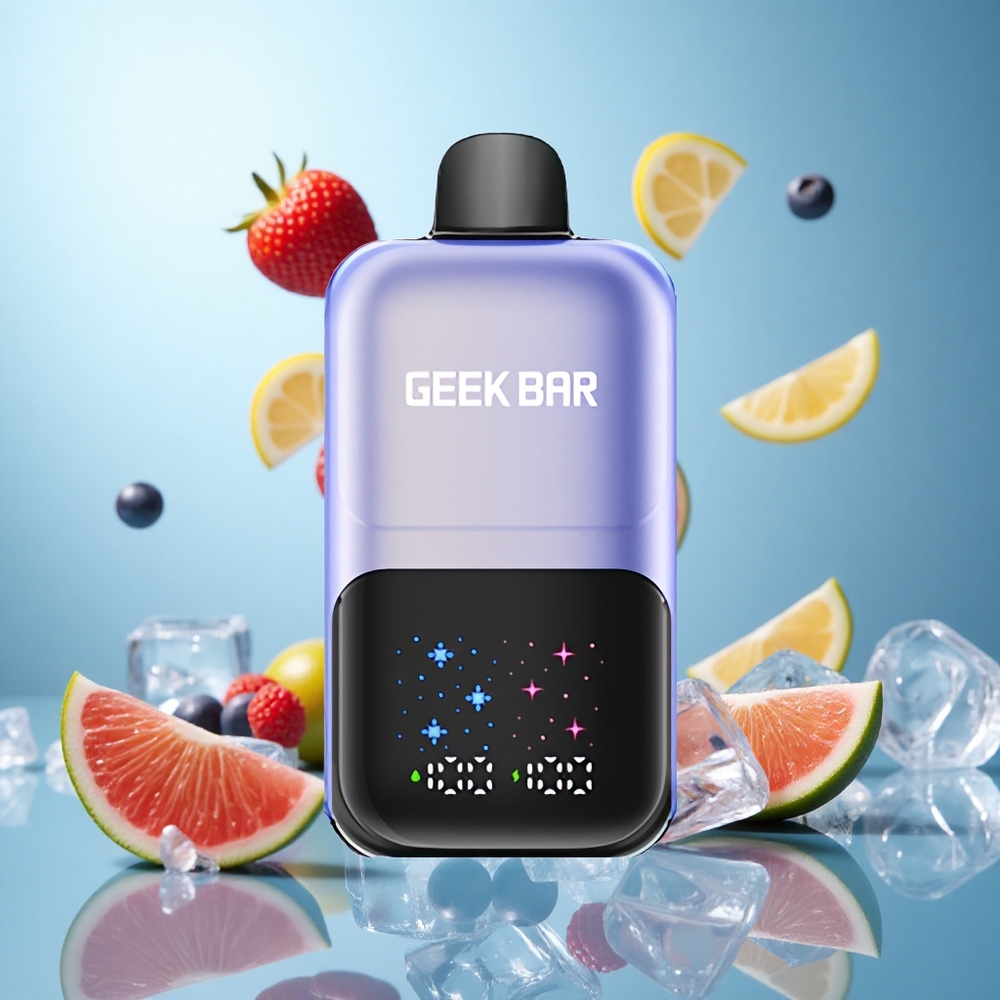 Mešane bobice led GEEK BAR 2GO Two Series 50000 Pufova Interaktivni veliki ekran 5% nikotinske soli wholesale Serbia
