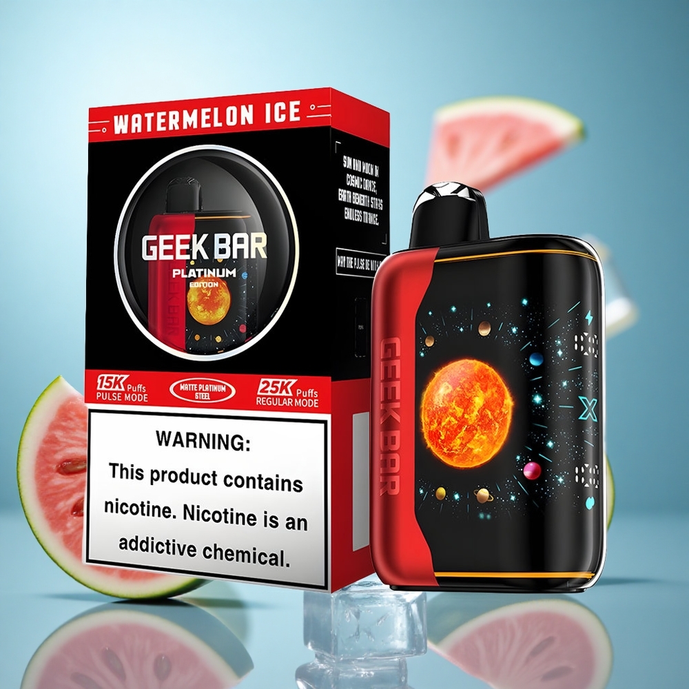 Lubenica led GEEK BAR Platinum Edition do 25000 dimova 20mL tečnost wholesale Serbia