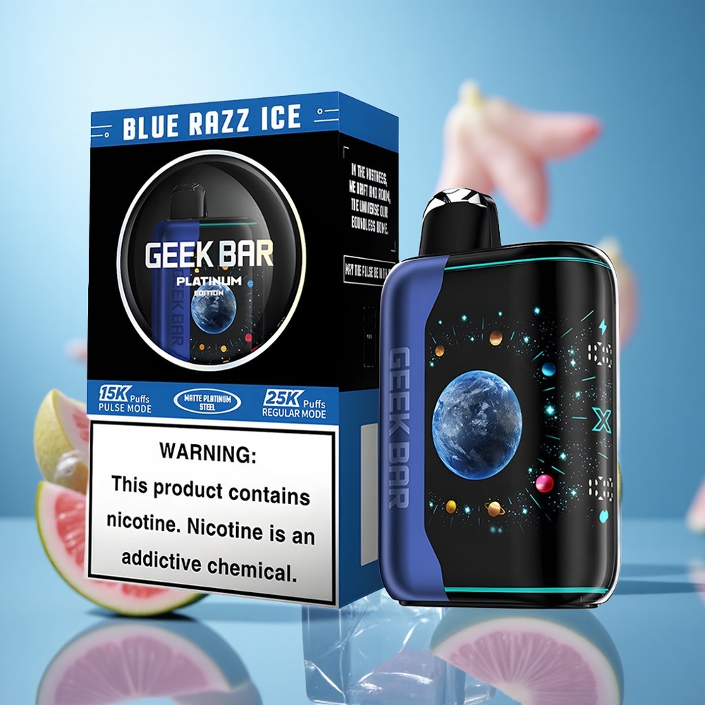 Plava Malina Led GEEK BAR Platinum Edition Do 25000 Dimova Dual Mesh Coil wholesale Serbia