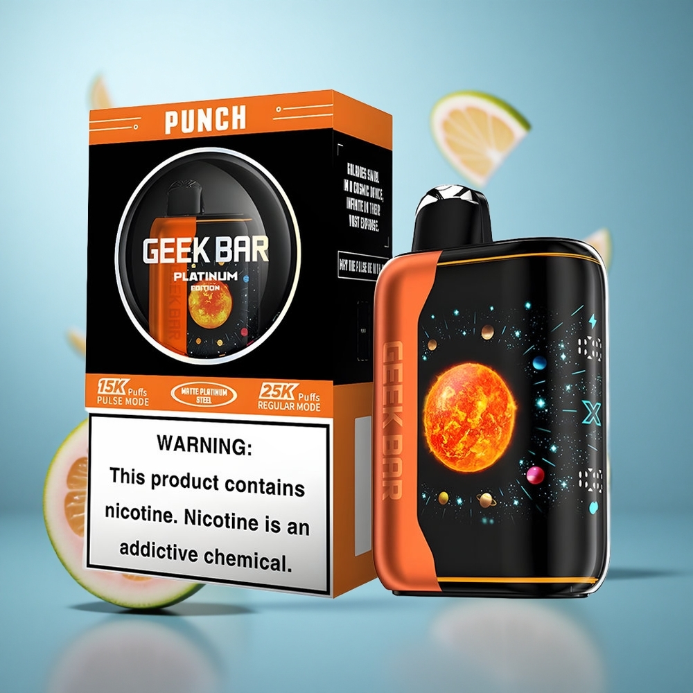 Punch GEEK BAR Platinum Edition do 25000 dimova sa 20mL tečnosti i 2% nikotina wholesale Serbia