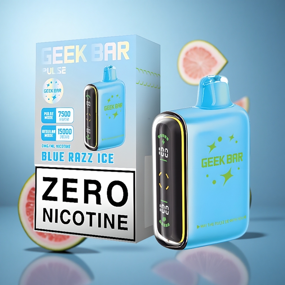 Originalna GEEK BAR Pulse 15000 Puffs Jednokratna Vape Bez Nikotina Kapacitet Tečnosti 16ML Podešavanje Protoka Vazduha Da wholesale Serbia
