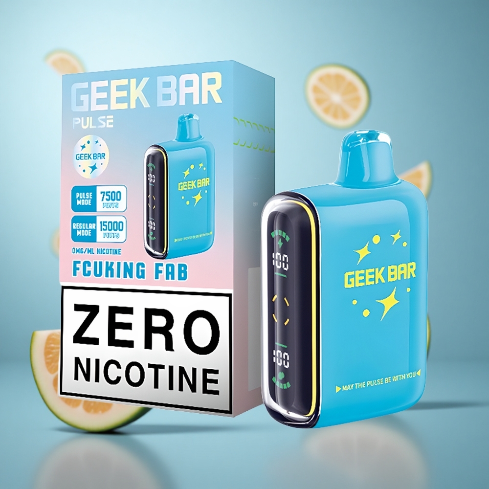 Originalna GEEK BAR Pulse 15000 Puffs Jednokratna Vape Bez Nikotina Kapacitet Tečnosti 16ML Podešavanje Protoka Vazduha Da wholesale Serbia