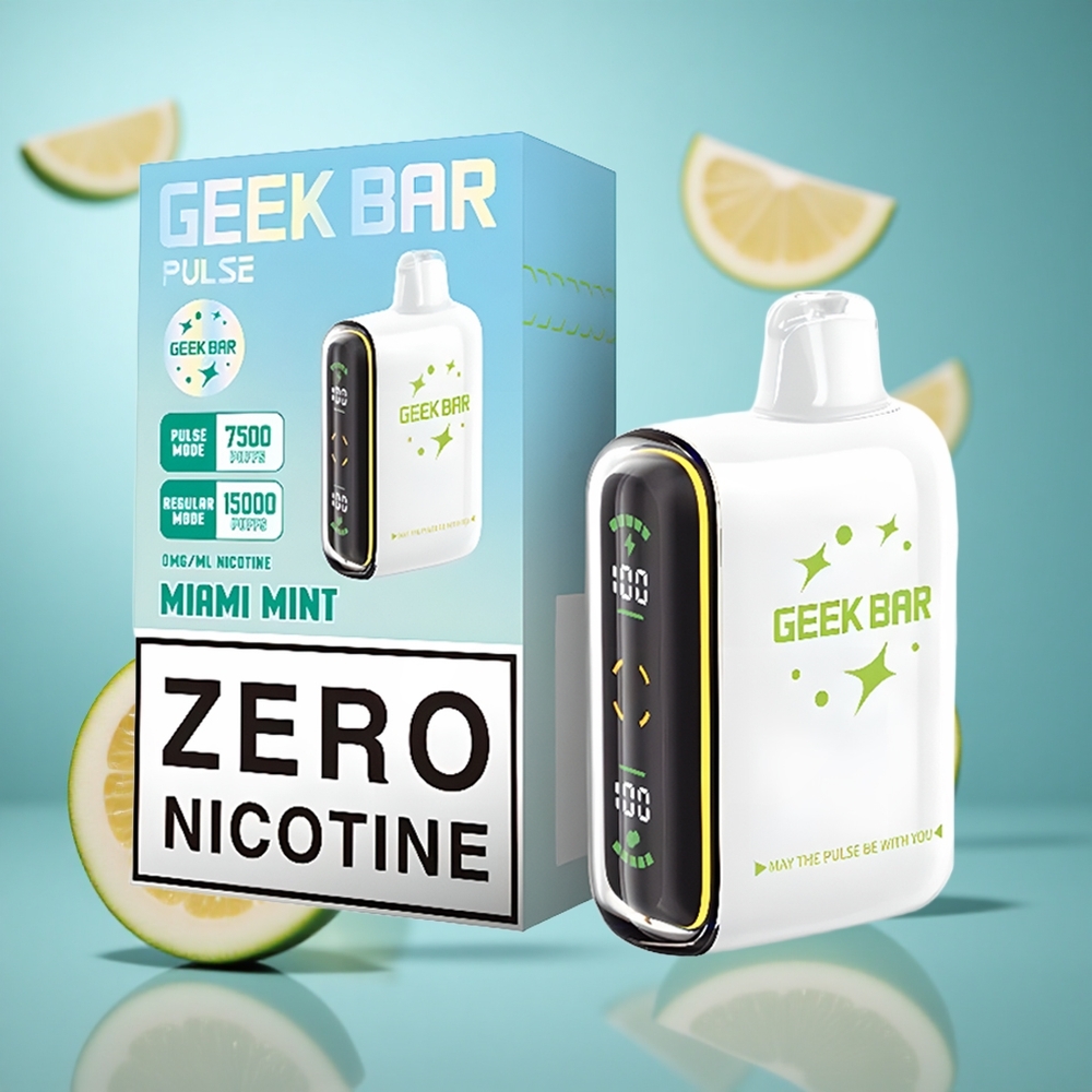 Originalna GEEK BAR Pulse 15000 Puffs Jednokratna Vape Bez Nikotina Kapacitet Tečnosti 16ML Podešavanje Protoka Vazduha Da wholesale Serbia