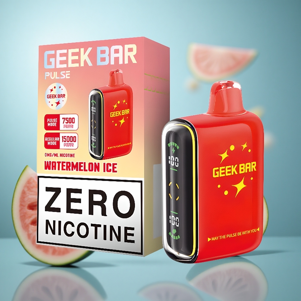 Originalna GEEK BAR Pulse 15000 Puffs Jednokratna Vape Bez Nikotina Kapacitet Tečnosti 16ML Podešavanje Protoka Vazduha Da wholesale Serbia