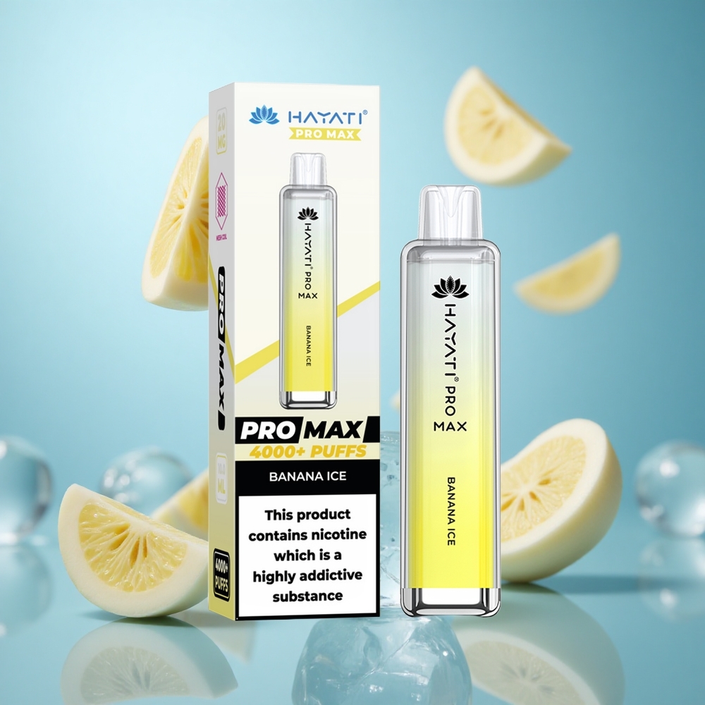 Banana Led Hayati Pro Max 4000 Puffs Dual 1.1 Ohm Mesh Coil TPD-Compliance wholesale Serbia