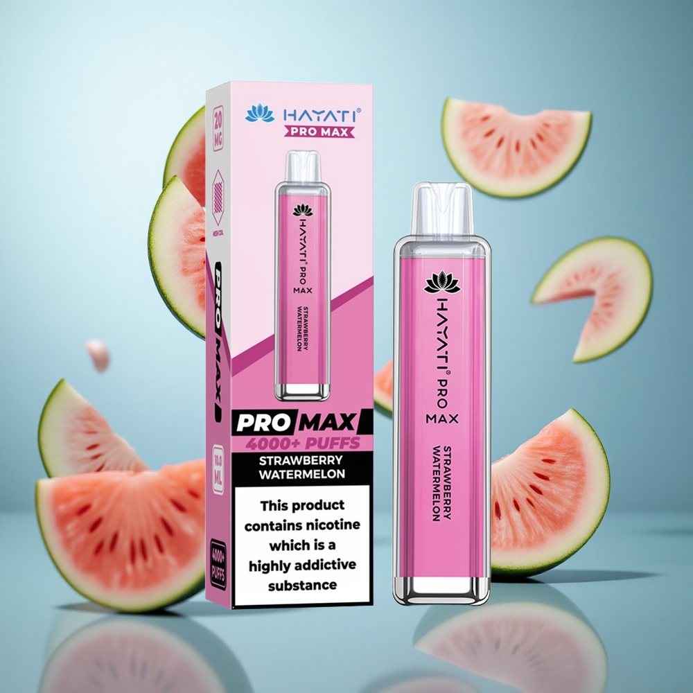 Jagoda Lubenica Hayati Pro Max 4000 Puffs 2%, 5% Jačina Nikotina 1400mAh Baterija wholesale Serbia