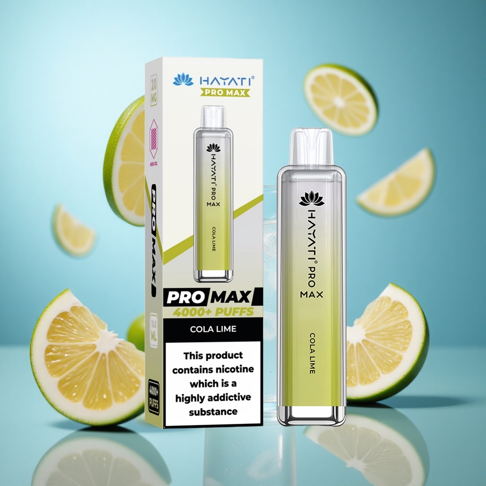 Kola Limun Hayati Pro Max 4000 Puffs 2ml rezervoar sa 10ml automatskim punjenjem, 1400mAh baterija wholesale Serbia