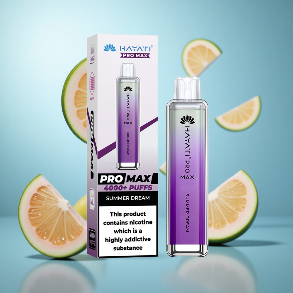 Letnji San Hayati Pro Max 4000 Puffs Dual 1.1 Ohm Mesh Coil i 1400mAh baterija wholesale Serbia