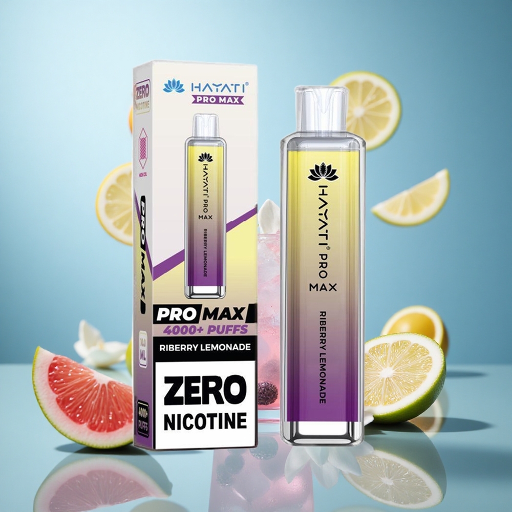 Malina Limunada Hayati Pro Max 4000 Pufova Dual 1.1 Ohm Mesh Coil, 1400mAh baterija wholesale Serbia