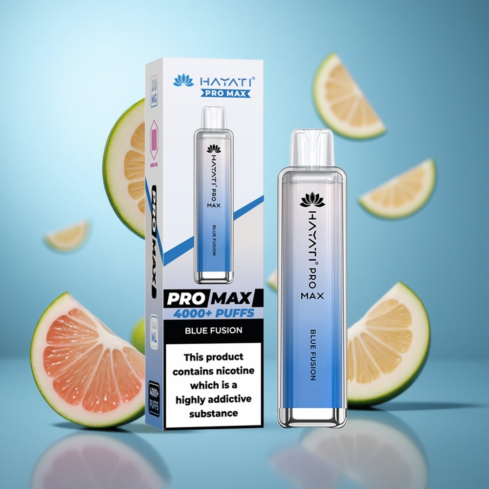 Plava Fuzija Hayati Pro Max 4000 Puffs 2%/5% Nikotina 1400mAh Baterija wholesale Serbia
