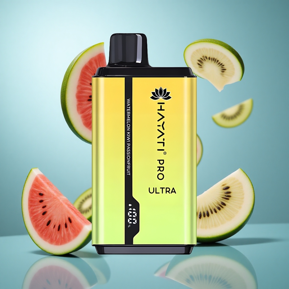 Lubenica Kiwi Pasiflora Hayati Pro Ultra 15000 Puffova Baterija 850mAh E-tečnost 2 12ml wholesale Serbia
