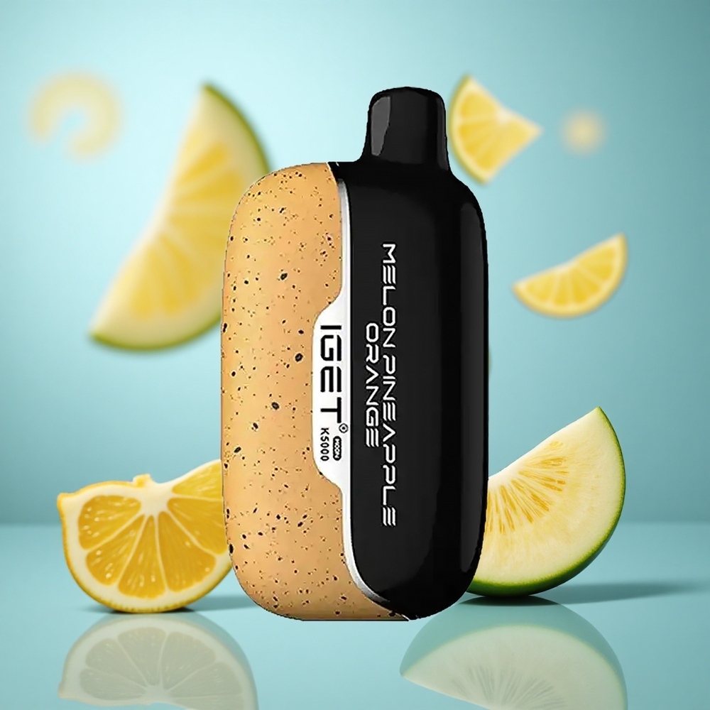 Dinja Ananas Narandža IGET Moon K5000 Puffs 5000 Pufova Veličina: 49.5x25.3x99.4 mm wholesale Serbia
