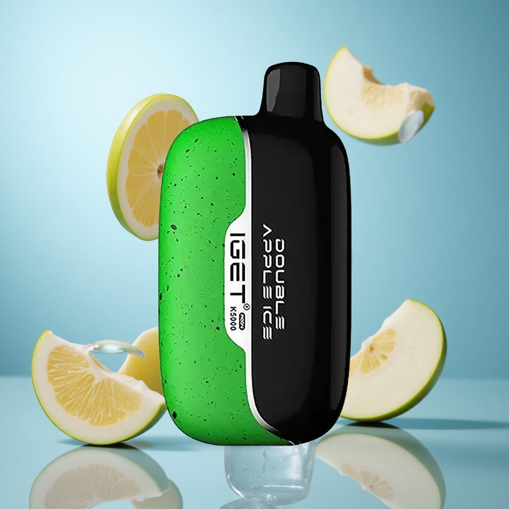 Двострука јабука лед IGET Moon K5000 Puffs Дувања до 5000 Пуфова Величина 49.5x25.3x99.4 mm wholesale Serbia