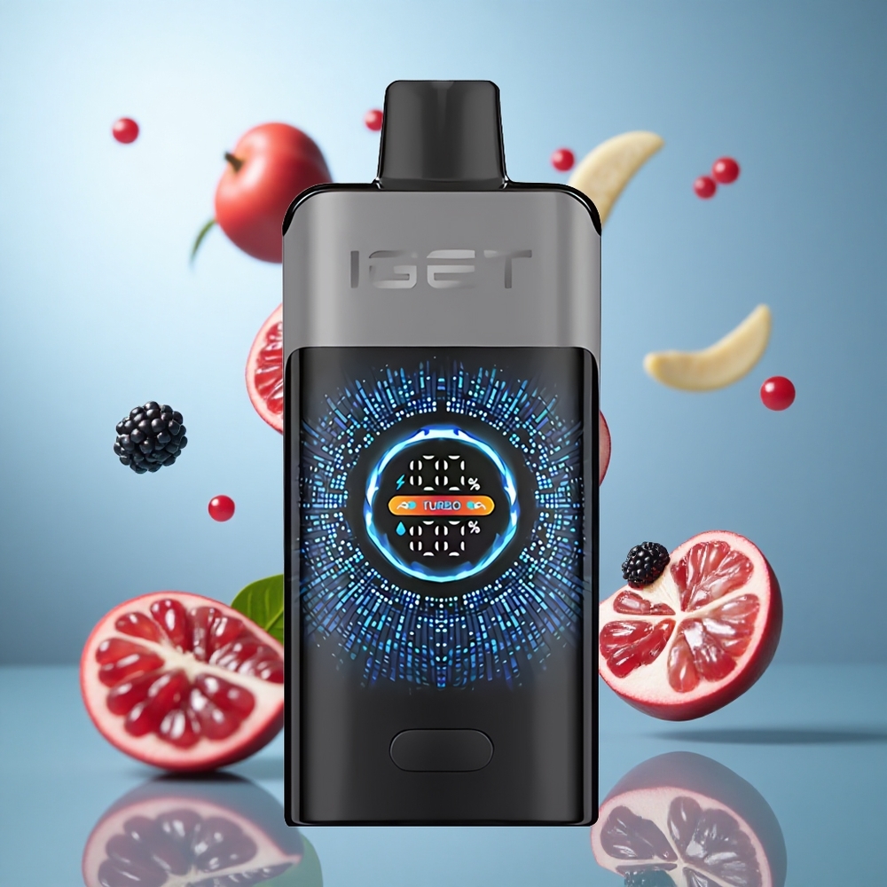 Borovnica Trešnja Nar IGET ONE 12000 Puffs 2700 mAh Baterija 0.6 ohm Dual Mesh Kalem wholesale Serbia