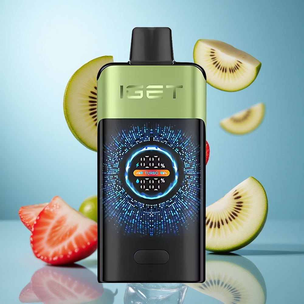 Jagoda-Kivi Led IGET ONE 12000 Puffs Dual Mesh Coil 2700 mAh Baterija wholesale Serbia