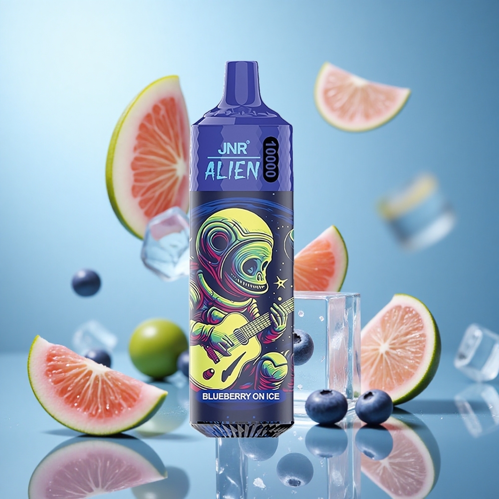 Borovnica na ledu JNR Alien 10000 Puffs 850mAh Baterija 20ml E-tečnost wholesale Serbia