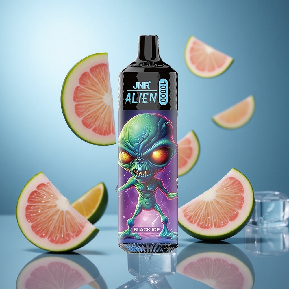 Crna ledena JNR Alien 10000 Puffs 850mAh baterija 20ml tečnost wholesale Serbia