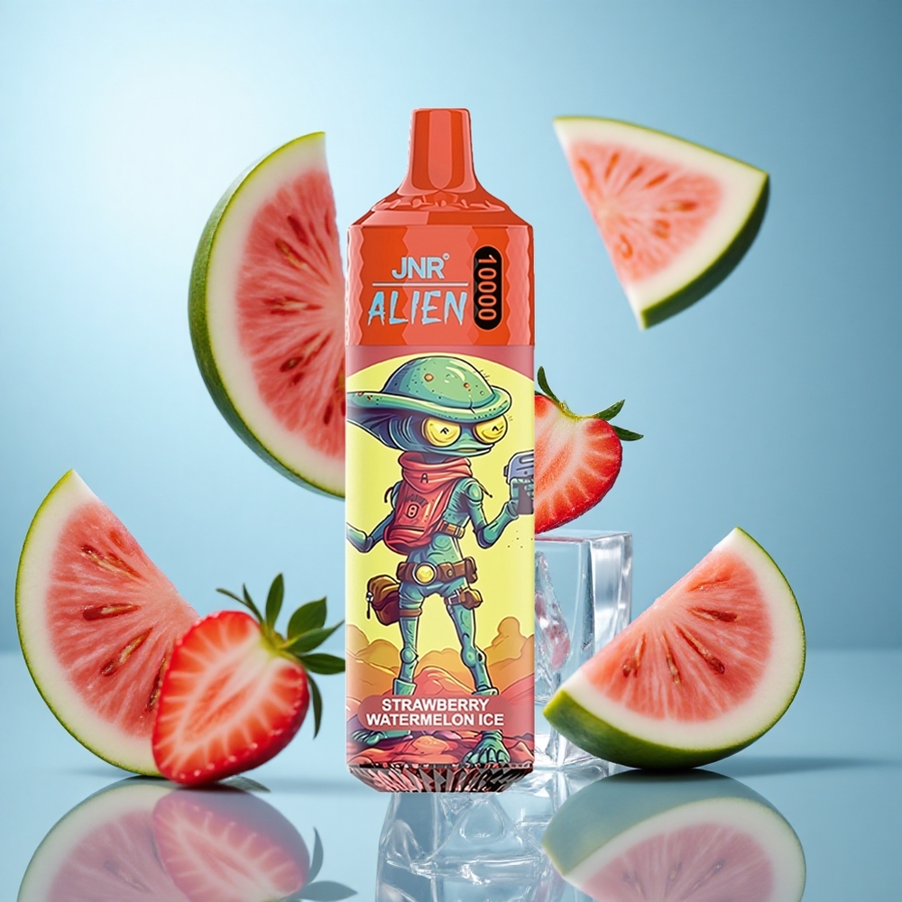 Јагода Лубеница лед JNR Alien 10000 дувака 850mAh батерија 20ml течности wholesale Serbia