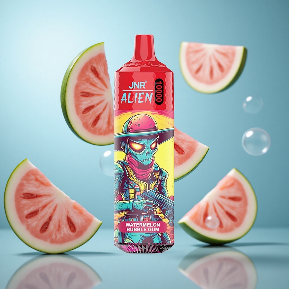 Лубеница жвачка JNR Alien 10000 Puffs 850mAh батерија 20ml течности wholesale Serbia