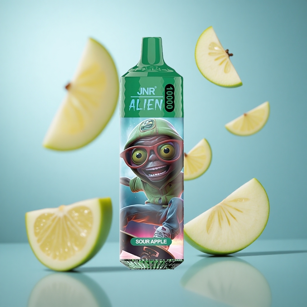 Kisela Jabuka JNR Alien 10000 Puffs 850mAh Baterija 20ml Tečnost wholesale Serbia