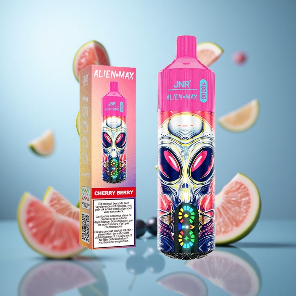 Trešnja Bobica JNR Alien Max 18000 Puffs Dual Mesh Coil & Dual Core 28ml E-liquid wholesale Serbia