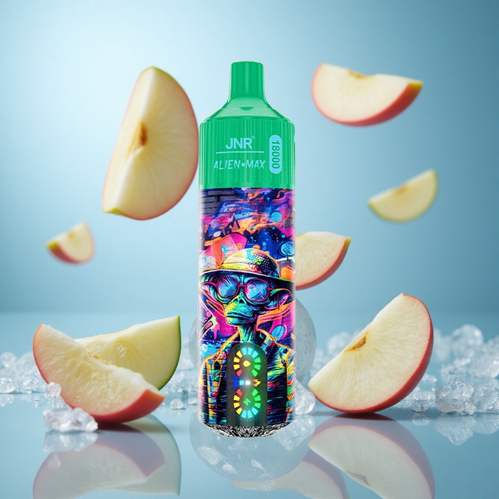 Zamrznuta Jabuka JNR Alien Max 18000 Puffs Dual Mesh Coil & Dual Core 28ml E-liquid wholesale Serbia