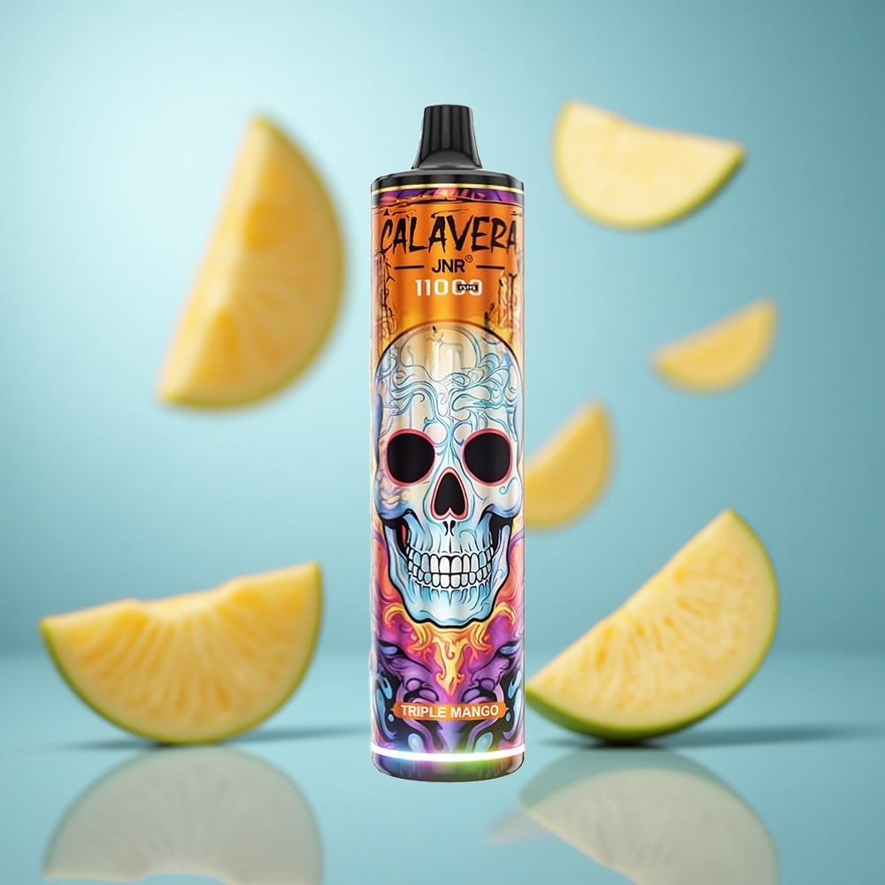 Троструки манго JNR Calavera 11000 Пуфова Једнократни Вапе 850 mAh Батерија 21ml Течност wholesale Serbia