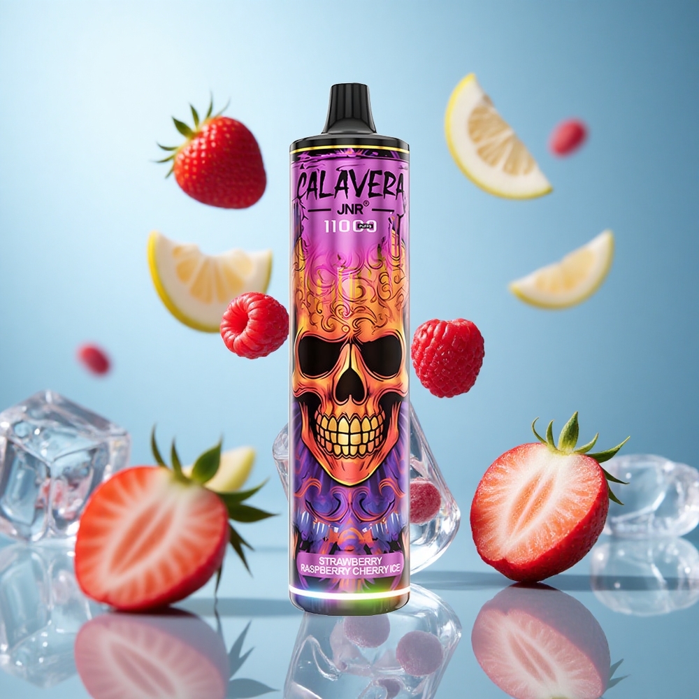 Јагода Малина Трешња Лед JNR Calavera 11000 Пуфова Диспозабилна Вејп 850 mAh Капацитет Батерије wholesale Serbia