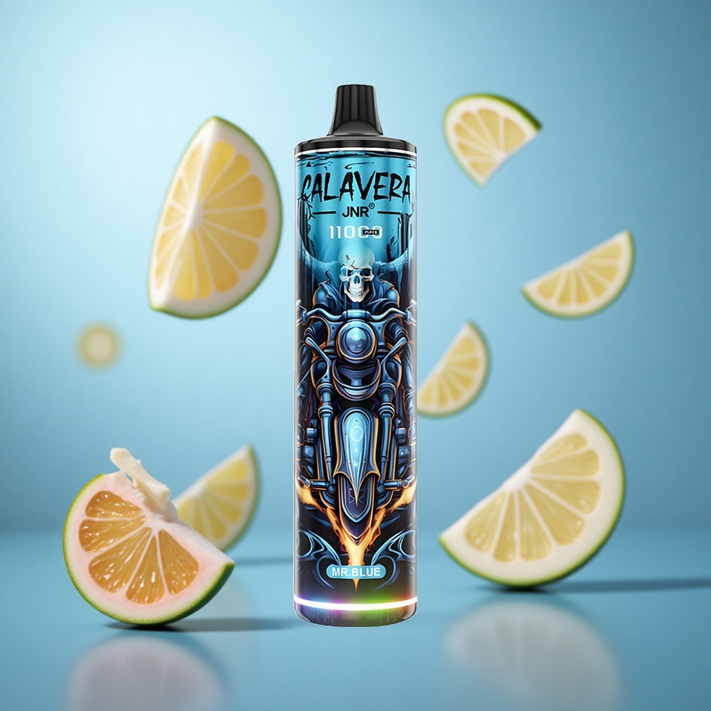 Plava JNR Calavera 11000 Pufova Једнократни Вапе sa 850 mAh baterijom i 21ml tečnosti wholesale Serbia