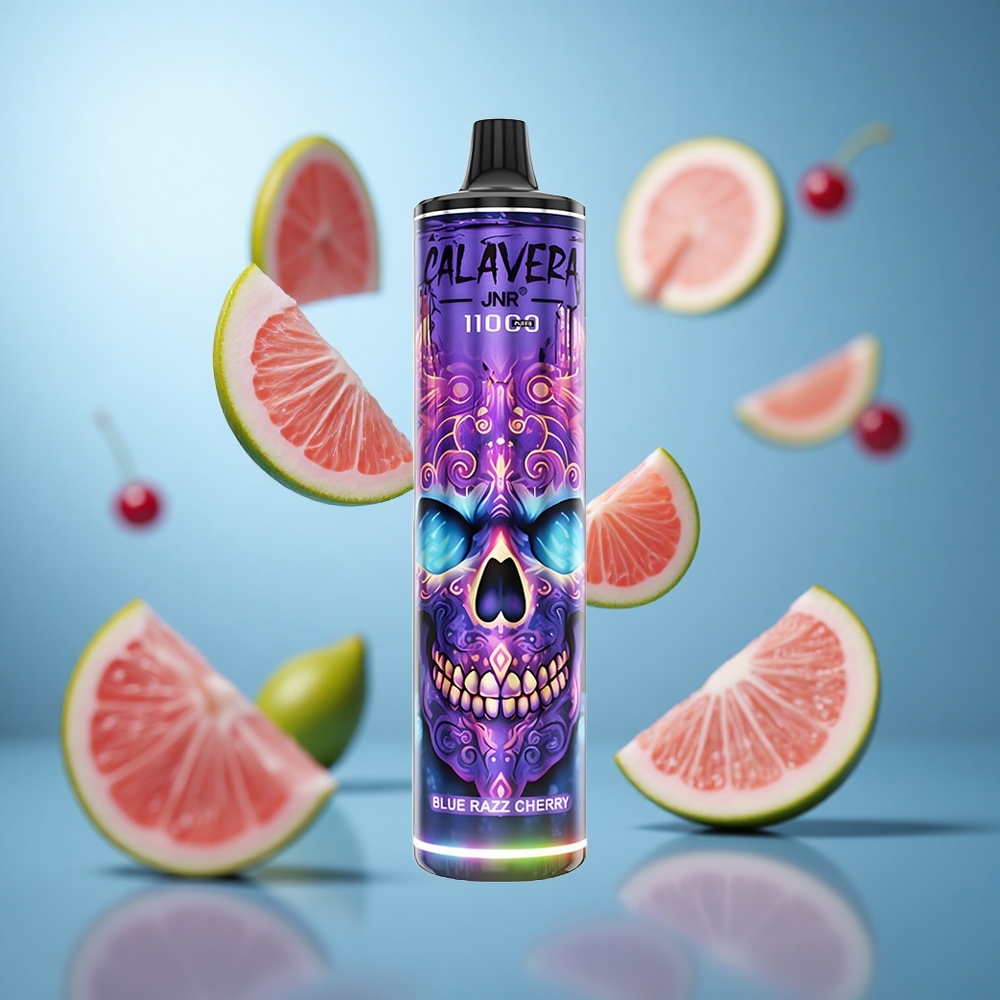 Plava Malina Trešnja JNR Calavera 11000 Puffs Једнократни Вапе 850 mAh Baterija 21ml Tekućina wholesale Serbia