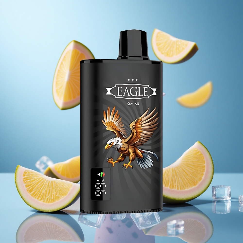 Breskva Mango Led JNR EAGLE Smart 23000 Pufova Једнократни Вапе sa Digitalnim Ekranom i 25ml Kapacitetom Tekućine wholesale Serbia