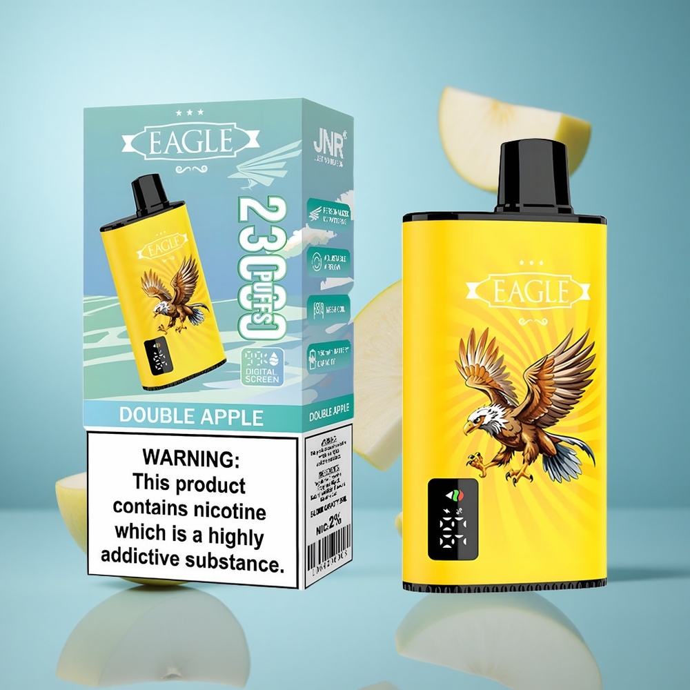 Dvostruka Jabuka JNR EAGLE Smart 23000 Puffs Digitalni Ekran 1.0ohm Mesh Kalem wholesale Serbia