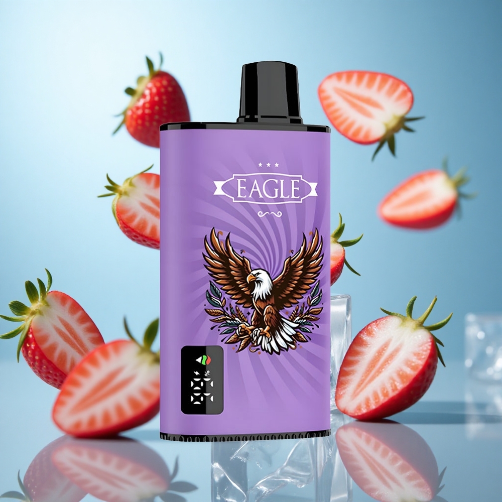 Јагода лед JNR EAGLE Smart 23000 Пуфова Дигитални екран 25ml запремина течности wholesale Serbia