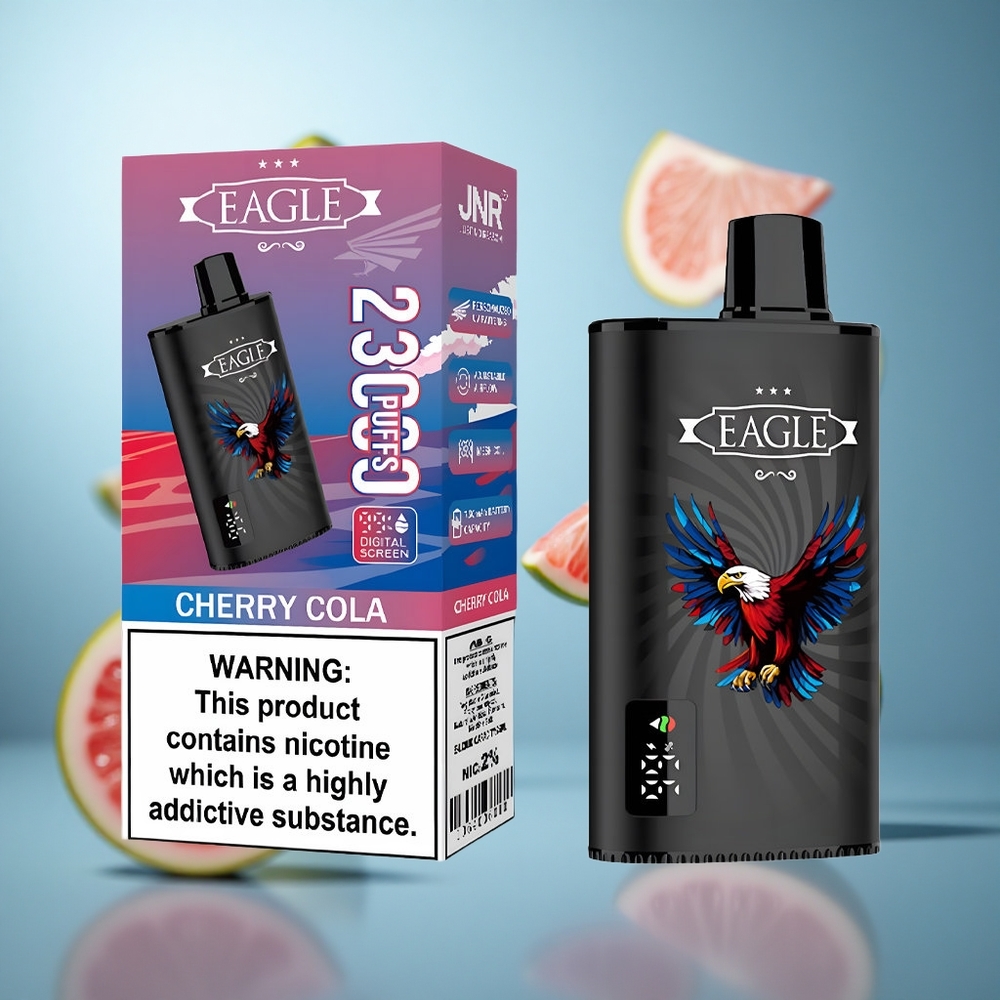 Trešnja Kola JNR EAGLE Smart 23000 Puffova Једнократни Вапе Digitalni Ekran 25ml e-Tečnosti wholesale Serbia