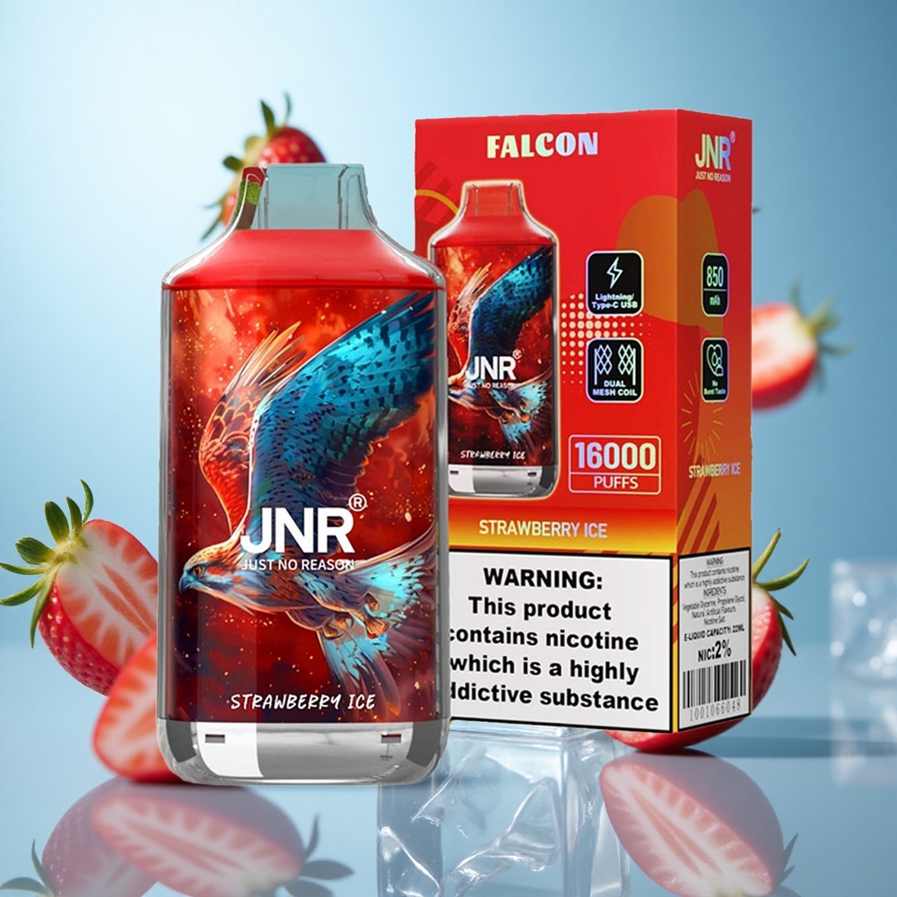Jagoda Led JNR Falcon 16000 Pufova Baterija 850 mAh Dual Mesh Coil wholesale Serbia