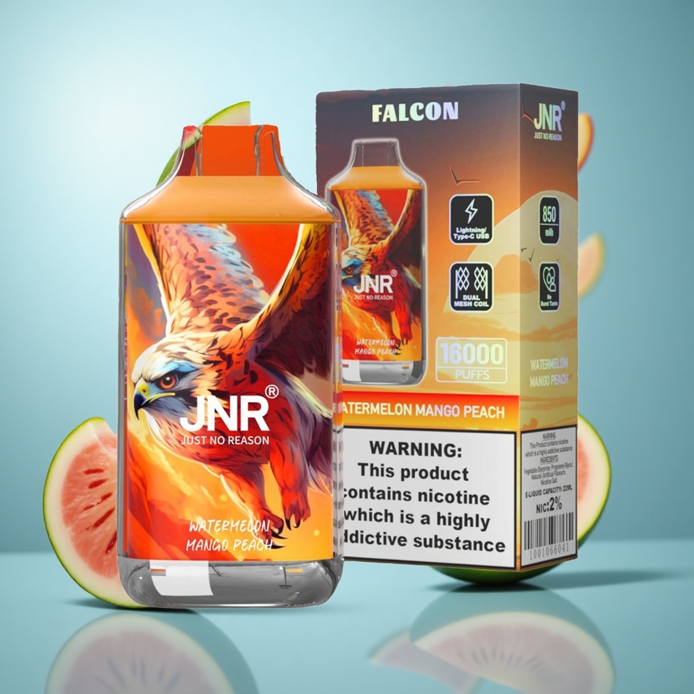 Lubenica Mango Breskva JNR Falcon 16000 Puffova Baterija 850 mAh Tip C & Lightning wholesale Serbia