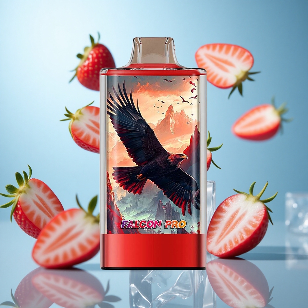 Јагода Лед JNR Falcon Pro 28000 Диспозабл Вејп 28000 Пуфева 30мл Предунут Капацитет 950мАх Батерија wholesale Serbia