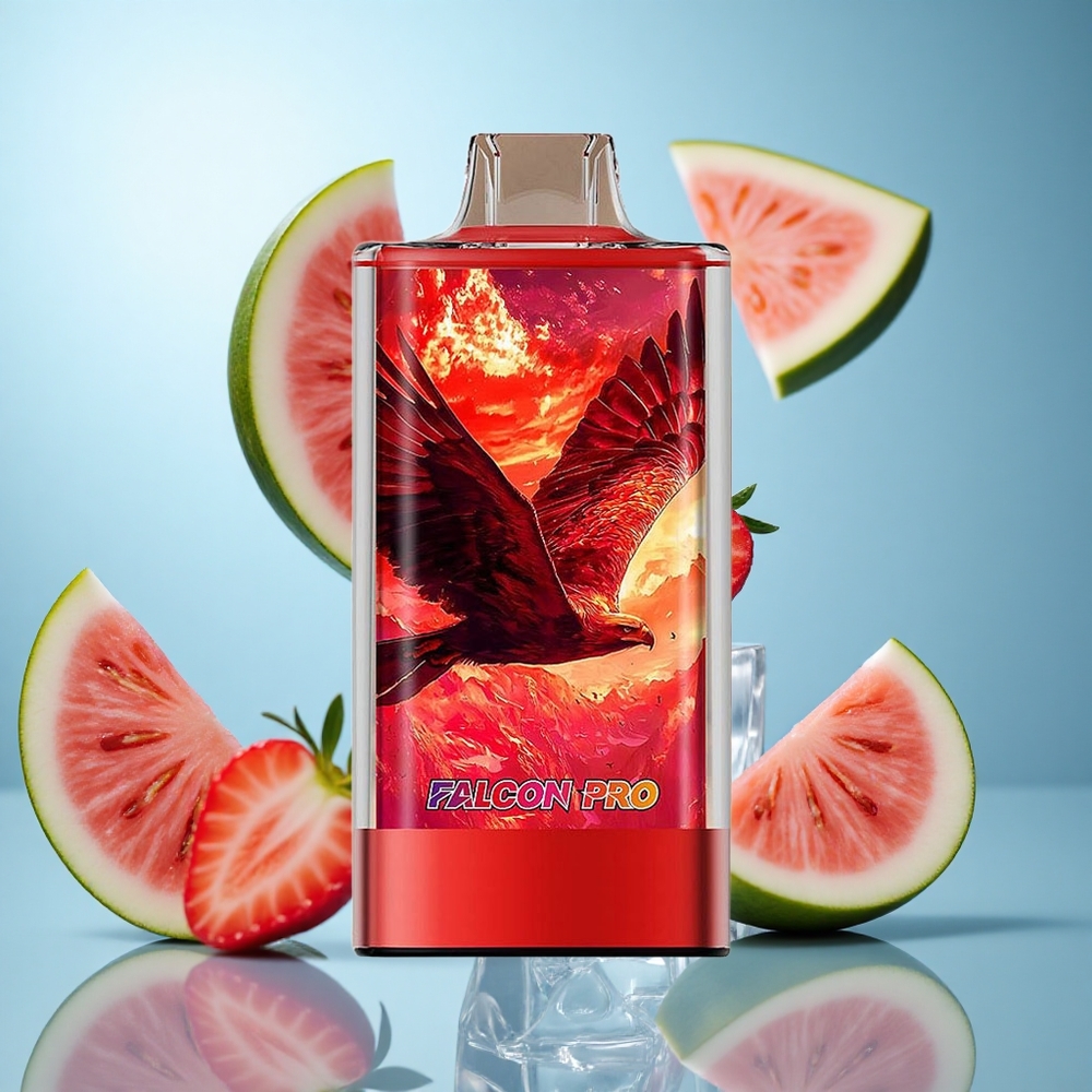 Јагода Лубеница лед JNR Falcon Pro 28000 Једнократни Вапе 28000 пуфова 30ml предуправљено 5% јачине никотина wholesale Serbia
