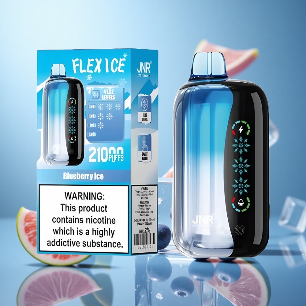 Borovnica Led JNR Flex Ice 21000 Pufova Podesivi Vazdušni Tok 26ml E-tečnost wholesale Serbia
