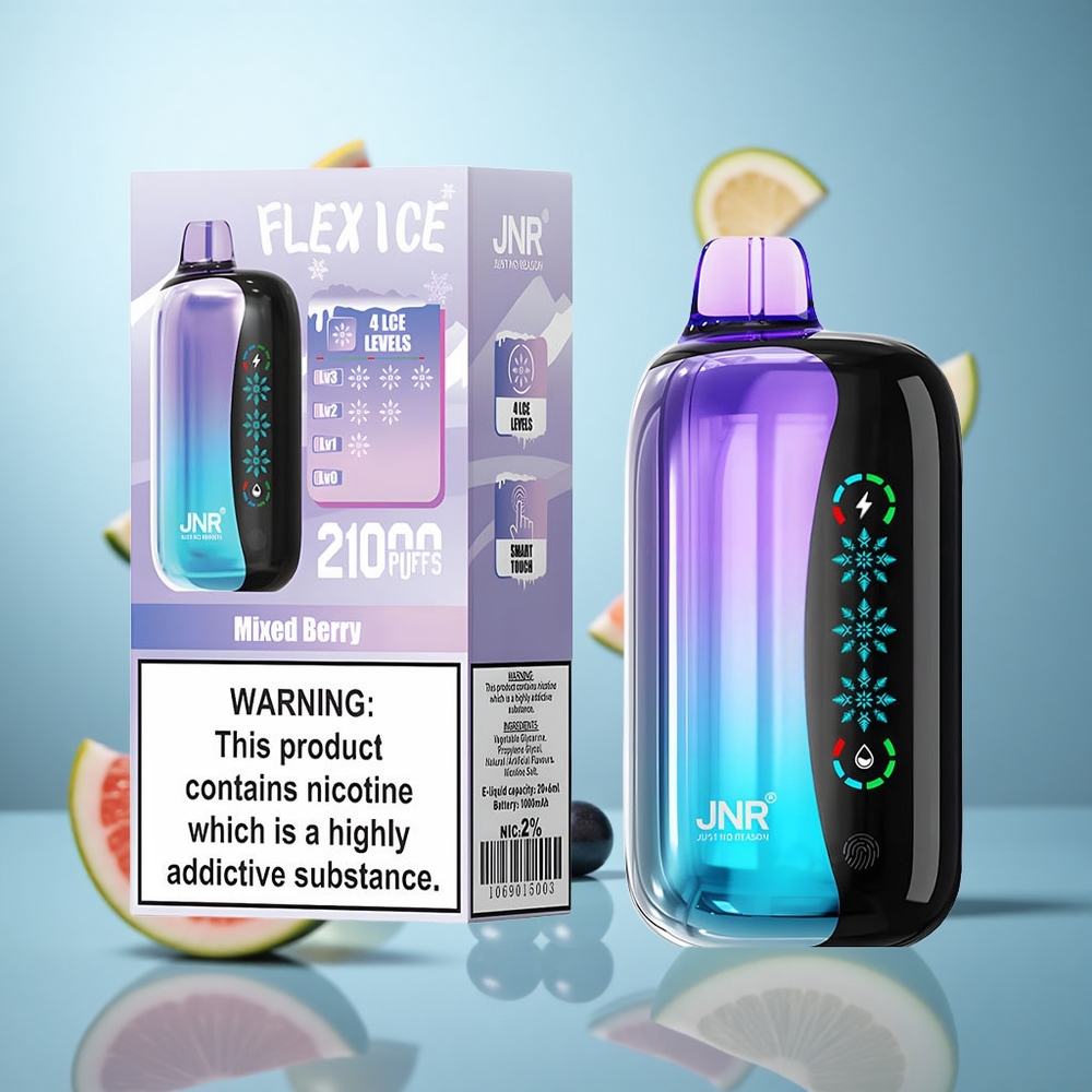 Mešane bobice JNR Flex Ice 21000 Pufova Podesivi vazdušni tok 26ml e-tečnost wholesale Serbia