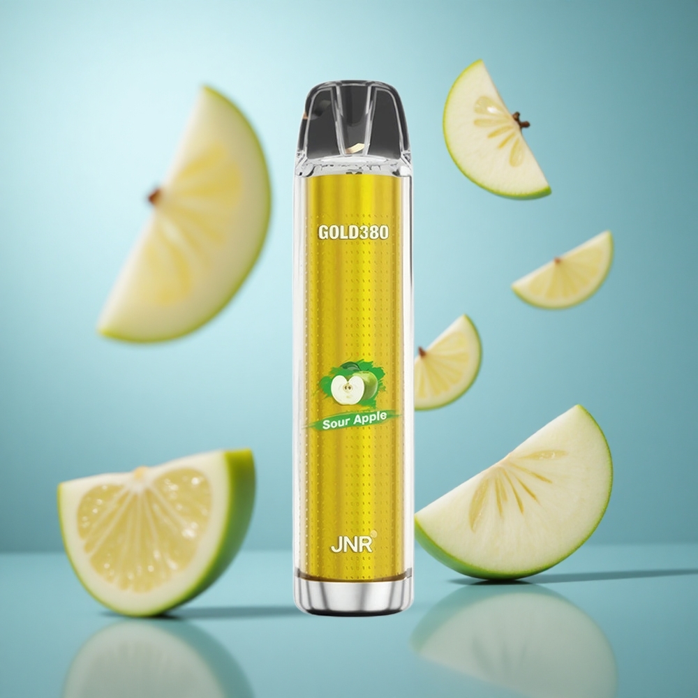 Kisela Jabuka JNR Gold380 6000 Pufova Једнократни Вапе 13ml Kapacitet Tecnosti wholesale Serbia