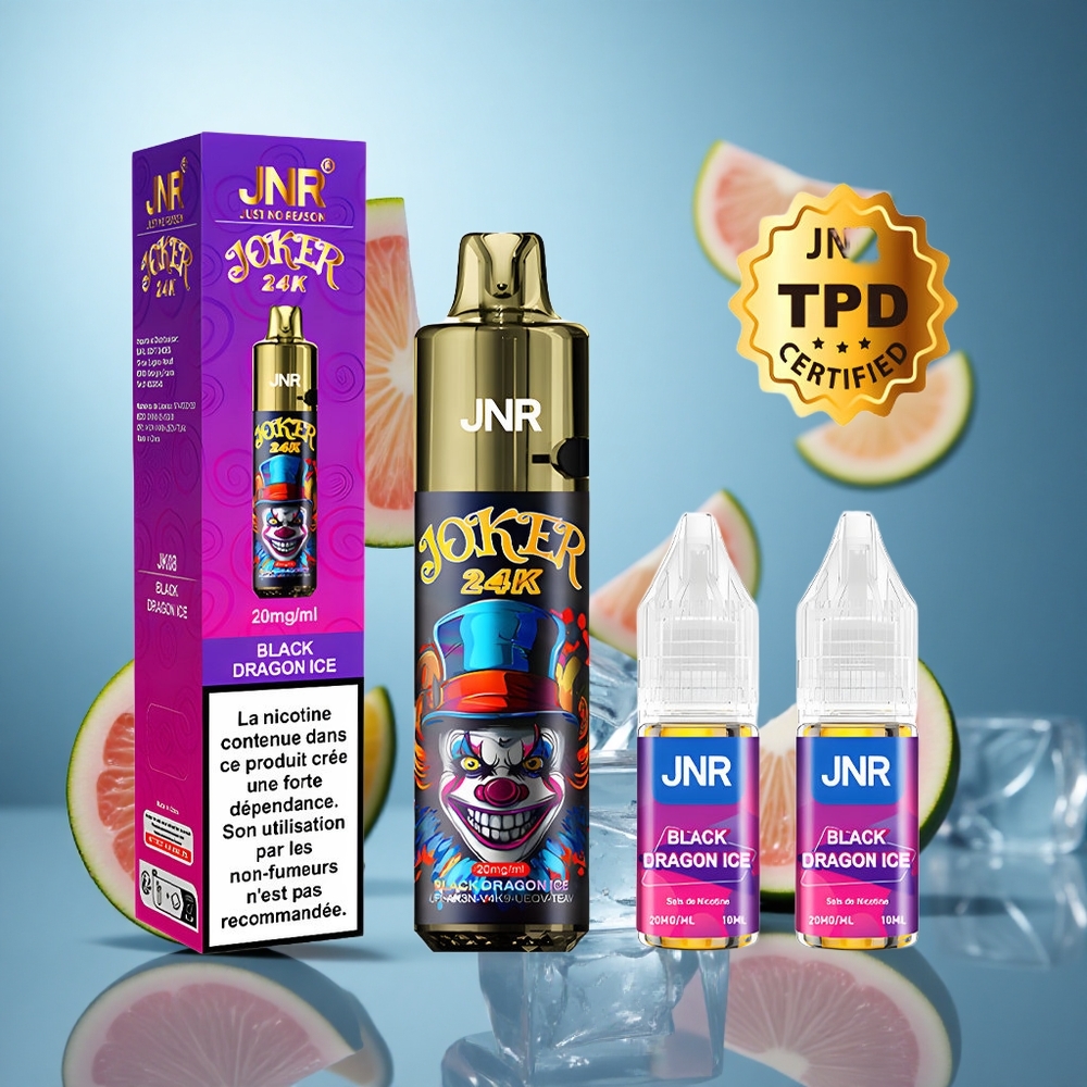 Crni Zmaj Led JNR Joker 24000 Pufova 2% nikotina 800mAh baterija wholesale Serbia