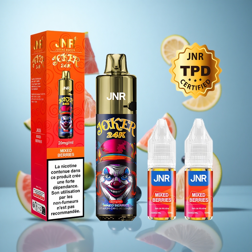Mešano bobičasto voće JNR Joker 24000 pufova 800mAh baterija TPD Compliant wholesale Serbia