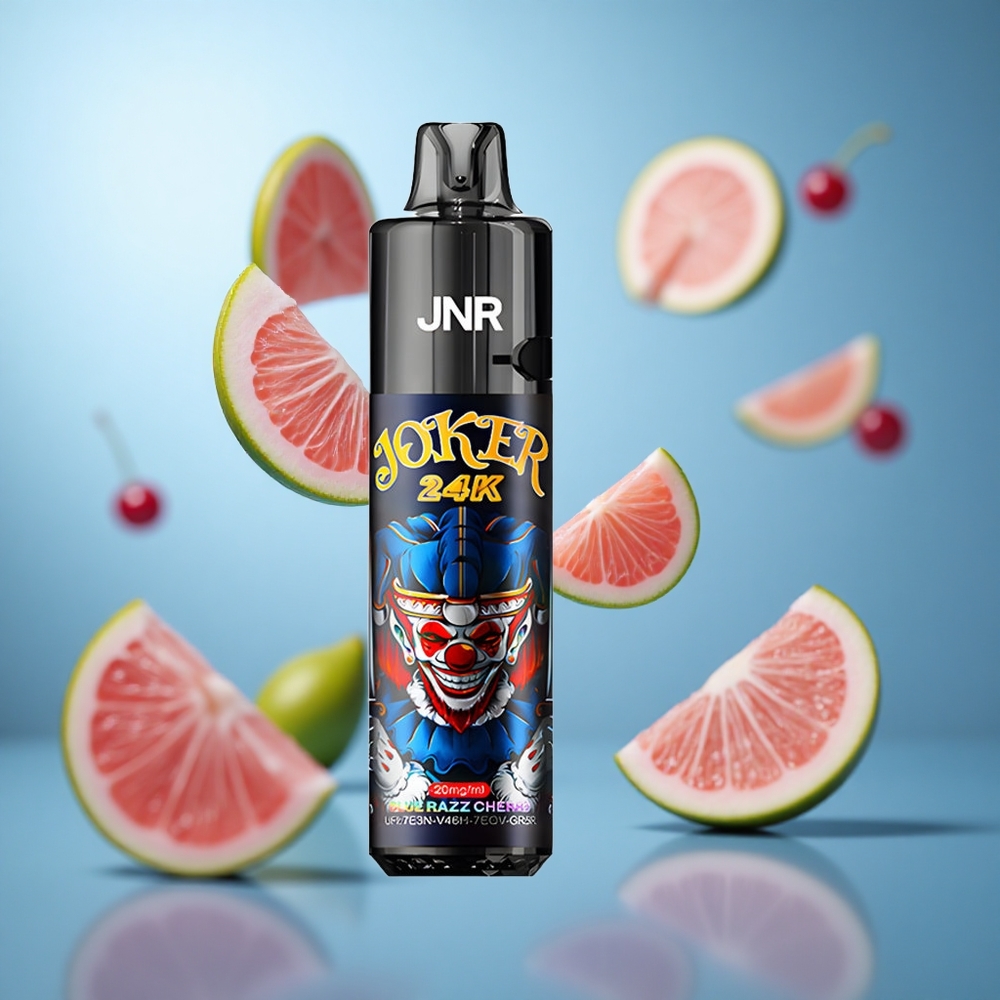 Plava malina trešnja JNR Joker 24K Puffs Једнократни Вапе 24000 Pufova vidljivi nivoi tečnosti wholesale Serbia
