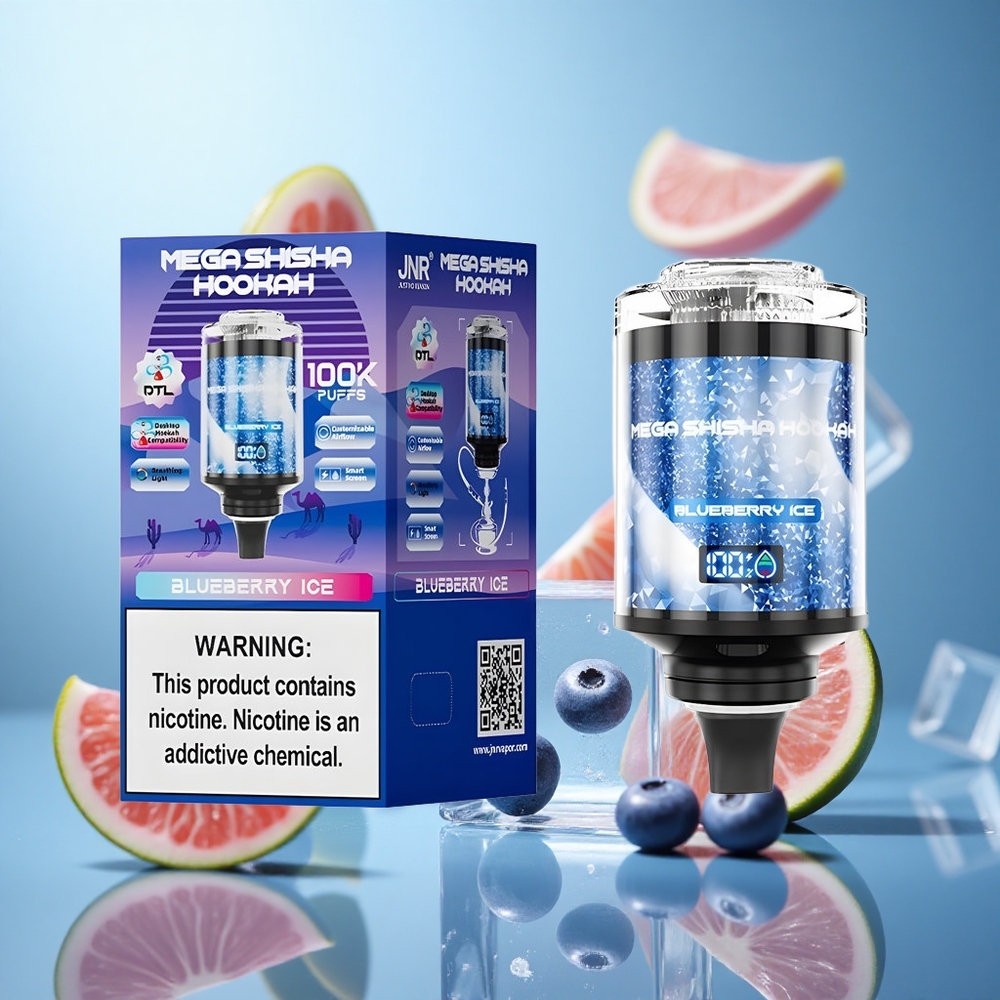 Boravnica led JNR Mega Shisha Hookah 100K 2200mAh punjiva baterija wholesale Serbia