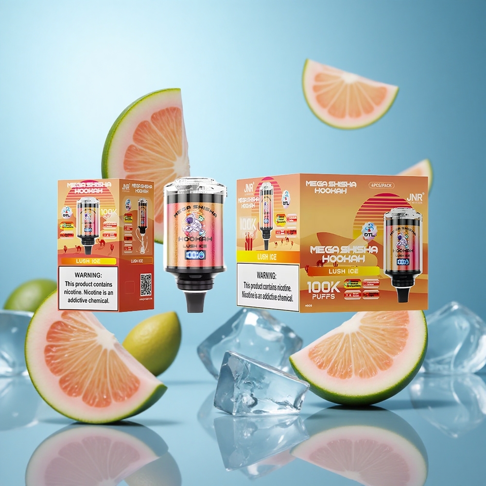 Ледена Луж JNR Mega Shisha Hookah 100.000 пуфа 60ml капацитет течности wholesale Serbia