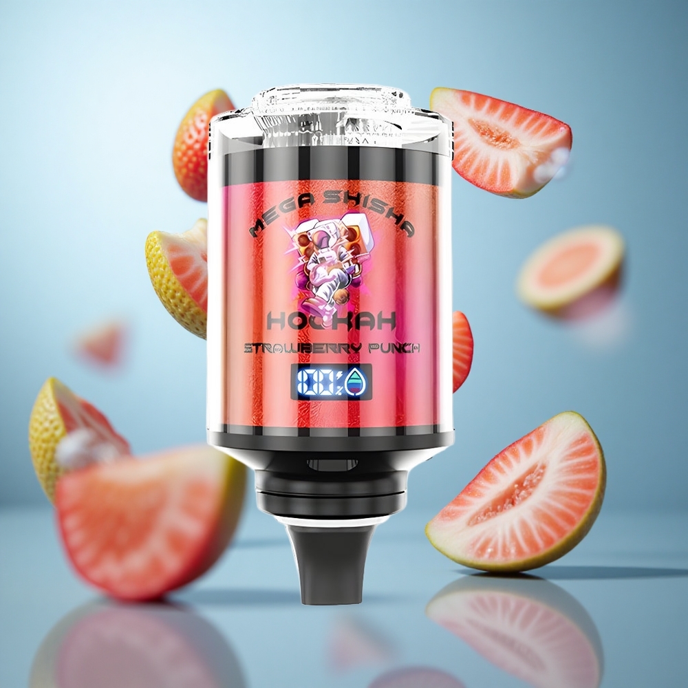 Jagoda Punč JNR Mega Shisha Hookah 100 hiljada dimova 60ml Kapacitet e-tečnosti wholesale Serbia