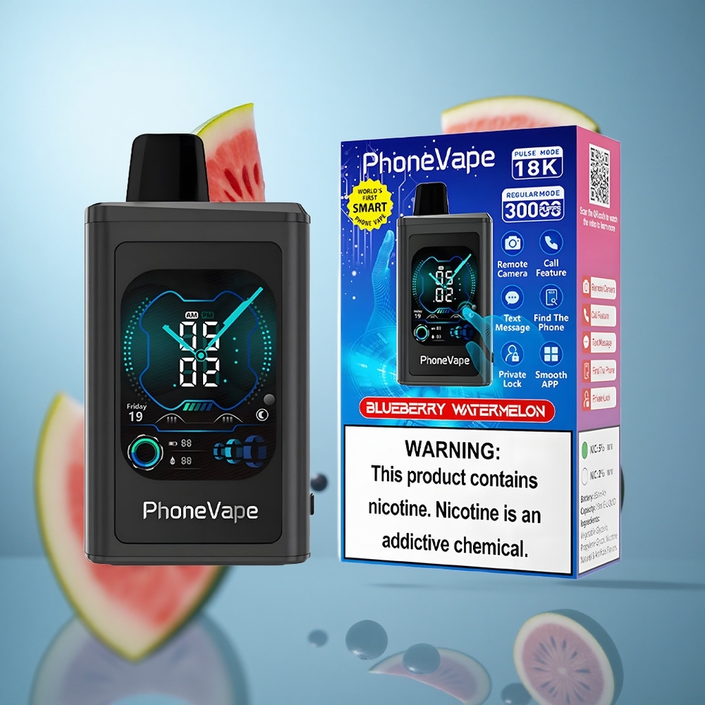 Borovnica Lubenica JNR PhoneVape 30000 zvekećaja Punjiva Baterija od 850mAh Tip-C Turbo Mod wholesale Serbia